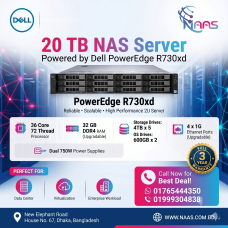 Dell PowerEdge R730xd 20TB NAS Server